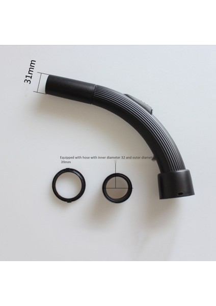 Evrensel Elektrikli Süpürge Hortum Ucu Bükülmüş Saplı Boru Değnek Seti 32MM (Yurt Dışından)