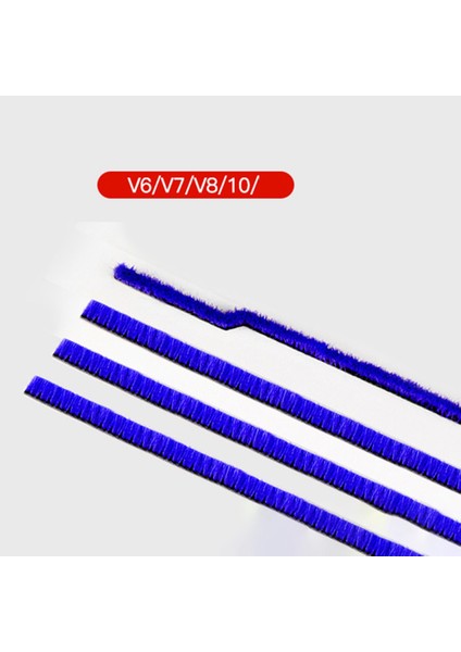 Dyson V8 V10 Yumuşak Silindir Kafası Için 5 Adet, 4 Kadife +1 Cımbız (Yurt Dışından) modelleri