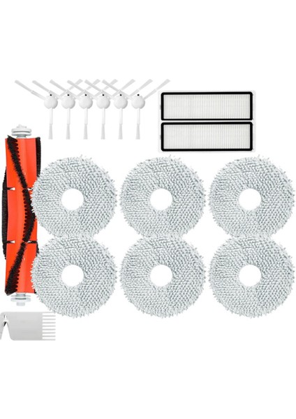 Dreame Vakum Aksesuarları Için 16 Adet Yedek Parça Kiti (Yurt Dışından)