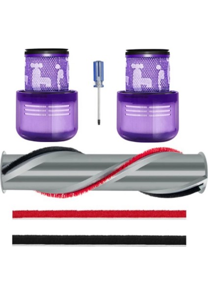 Dyson V11 Hepa Filtre Sonrası Rulo Fırça Yumuşak Peluş Şeritler Için 6 Adet (Yurt Dışından)