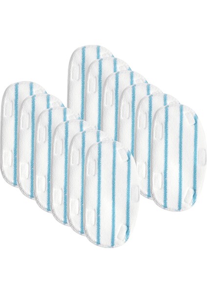 12'li Mikrofiber Yedek Buharlı Paspas Bezi Pedleri (Yurt Dışından)