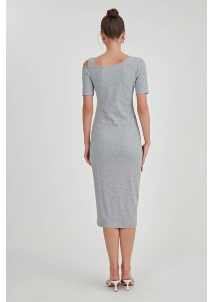 Omuz Detaylı Uzun Örme Elbise indirimleri