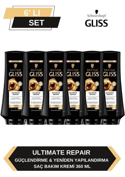Ultimate Repair Saç Kremi 360ML x 6'lı Set