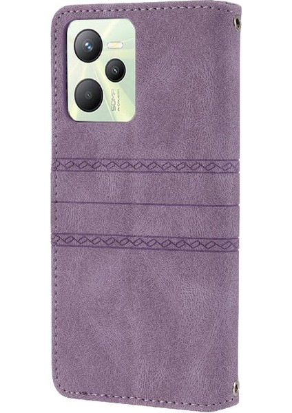 Realme C35 Kickstand Manyetik Kapatma Pu Deri Cüzdan Için Flip Case (Yurt Dışından) fırsatları