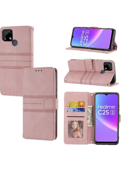 Realme C15 Için Flip Case/realme C12 Kickstand Darbeye Koruyucu Cüzdan (Yurt Dışından)