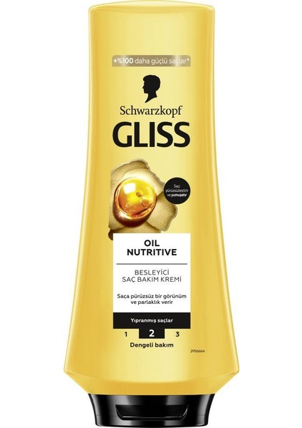 Oil Nutritive Saç Kremi 360ML x 6'lı Set