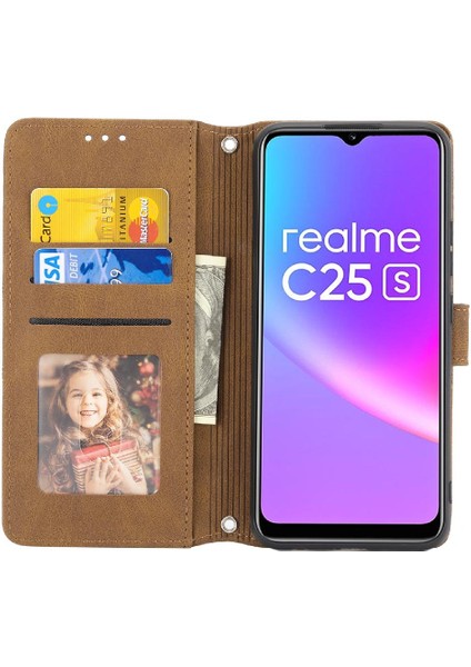Realme C15 Için Flip Case/realme C12 Kickstand Darbeye Koruyucu Cüzdan (Yurt Dışından) fırsatları