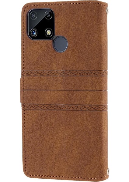 Realme C15 Için Flip Case/realme C12 Kickstand Darbeye Koruyucu Cüzdan (Yurt Dışından) indirimleri