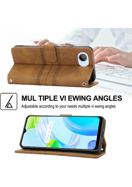 Realme C30/C30S Manyetik Kapatma Darbeye Koruyucu Kılıf Için Flip Case (Yurt Dışından) fırsatları