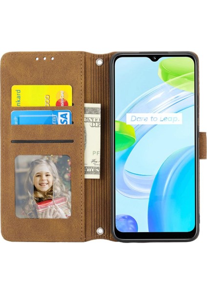 Realme C30/C30S Manyetik Kapatma Darbeye Koruyucu Kılıf Için Flip Case (Yurt Dışından) indirimleri