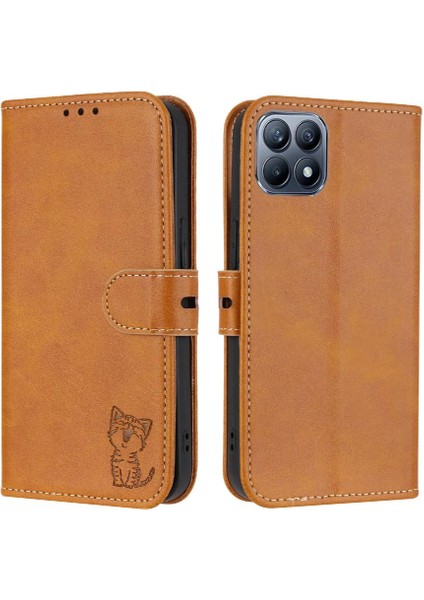 Iphone 12 /12 Pro Manyetik Kapatma Kart Tutucu Kickstand Için Cüzdan Kılıf (Yurt Dışından)