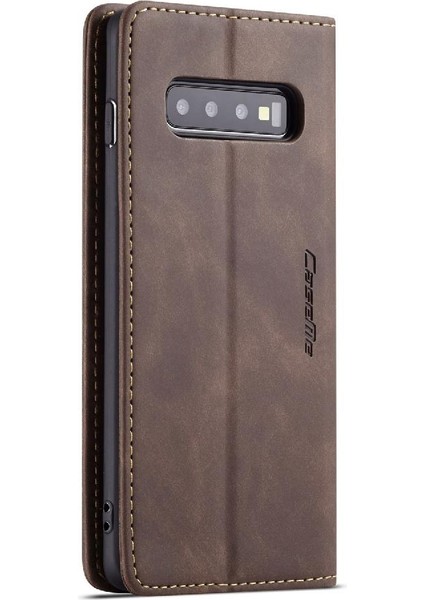 Samsung Galaxy S10 Artı Manyetik Kapatma Darbeye Kapak Pu Için Flip Case (Yurt Dışından)