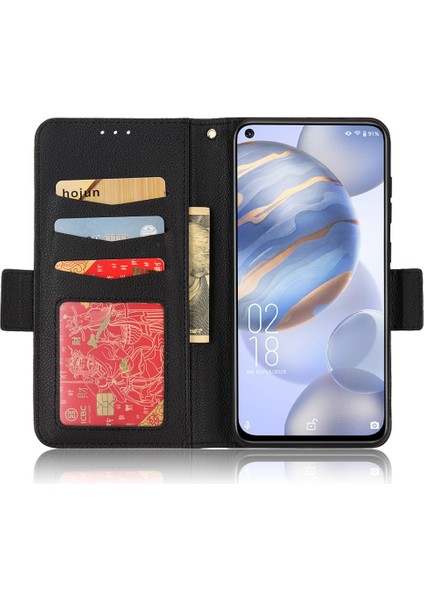 Oukitel C21 Cüzdan Manyetik Yan Toka Pu Deri Kart Yuvaları Için Kılıf (Yurt Dışından) fiyatları