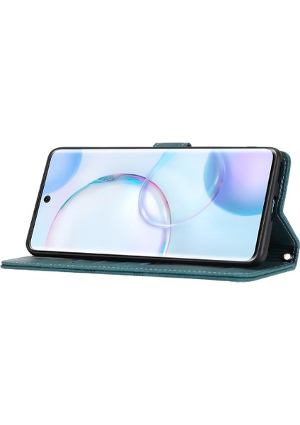 Onur Için Flip Case 50 Pro Cüzdan Kılıf Darbeye Koruyucu Pu Deri (Yurt Dışından)