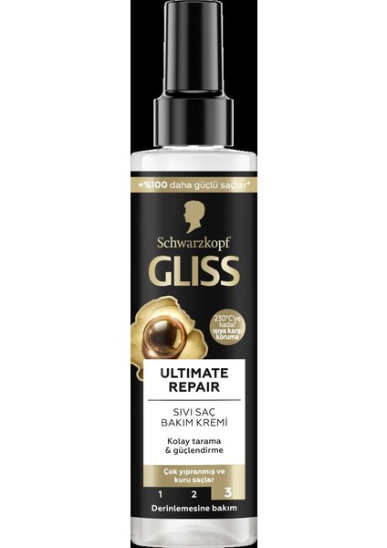 Ultimate Repair Sıvı Saç Kremi 200ML x 3'lü Set