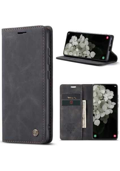 Samsung Galaxy S22 Artı Vintage Pu Deri Cüzdan Manyetik Için Flip Case (Yurt Dışından)
