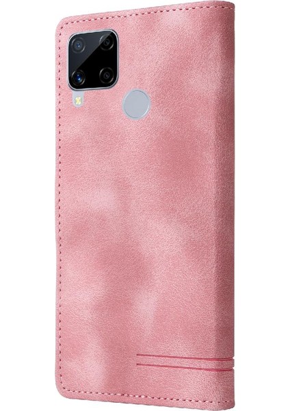 Realme C15 Için Flip CASE/C25 Darbeye Cüzdan Deri Kılıf Basit Flip (Yurt Dışından) indirimleri