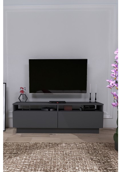 Modern Şık Tasarim Tv Ünitesi Antrasit Tv7