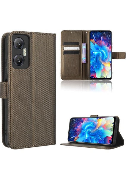 Infinix Sıcak 20 5g Kart Tutucu Için Kickstand Kapak Manyetik Cüzdan (Yurt Dışından)
