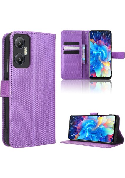 Infinix Sıcak 20 5g Kart Tutucu Için Kickstand Kapak Manyetik Cüzdan (Yurt Dışından)