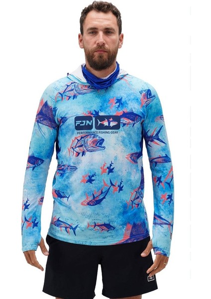 Pro Angler S24 Buff&hoodie Echo Fish - S