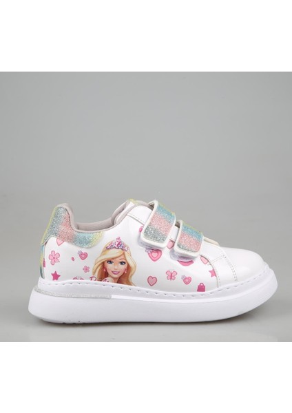 502 Barbili Beyaz Çocuk Sneakers