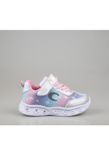 24-001 Gümüş Çocuk Sneakers