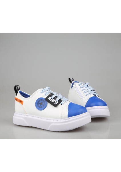 500 Beyaz Mavi Çocuk Sneakers fırsatları