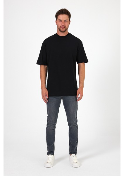 Erkek Bisiklet Yaka Baskılı T-Shirt 7024 indirimleri