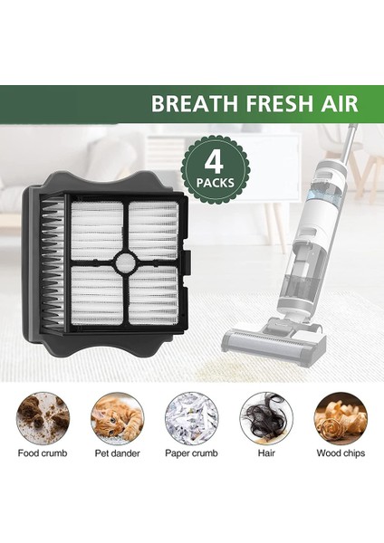 Ifloor 3 / Floor One S3 Akülü Islak Kuru Zemin Yıkama Makinesi El Vakumlu Yumuşak Rulo Fırça Hepa Yedek Filtre (Yurt Dışından) fiyatları