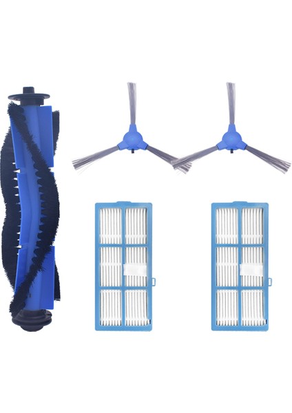 Adet Yedek 850T Robotik Süpürge Parçaları Yan Fırça Paspas Bezi Hepa Filtre Paçavra Ana Fırça Rulosu (Yurt Dışından)