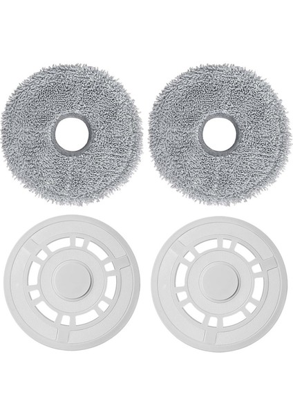 L10 Ultra / L10S Pro / L10S Ultra / L10S Pro Ultra / L10 Prime Elektrikli Süpürge Paspası Için Paspas Plakalı Paspas Bezleri (Yurt Dışından)