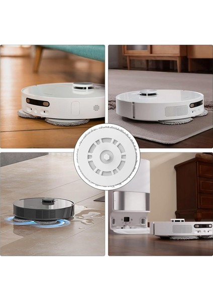 L10 Ultra / L10S Pro / L10S Ultra / L10S Pro Ultra / L10 Prime Elektrikli Süpürge Paspası Için Paspas Plakalı Paspas Bezleri (Yurt Dışından)