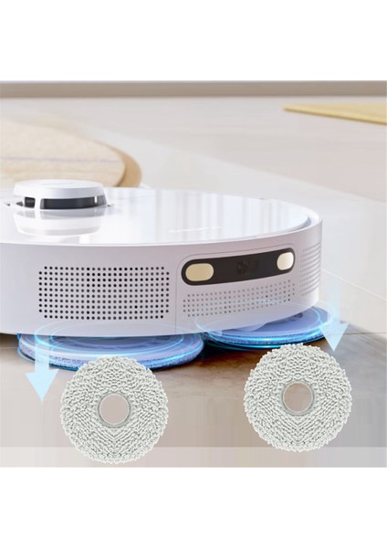 M30 PRO/C107 Robot Vakum Ana Yan Fırça Için Yedek Yedek Parça Hepa Filtre Paspas Pedi Toz Torbası Aksesuarları (Yurt Dışından)