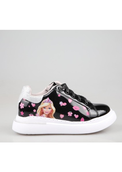 506 Barbili Siyah Çocuk Sneakers