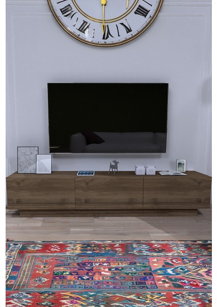 Modern Şık Tasarim Tv Ünitesi Ceviz Tv5
