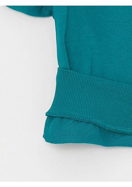 Rahat Kalıp Bisiklet Yaka Baskılı Erkek Çocuk Sweatshirt fırsatları