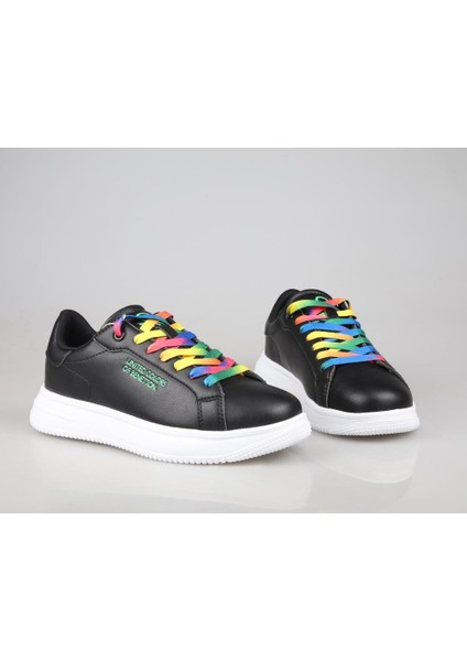 United Colors Of Benetton BNL-10061 Siyah-Beyaz Unisex Sneakers fırsatları