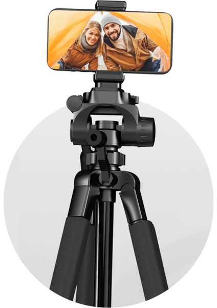 Evrensel Dslr Fotoğraf Makinesi ve Telefon Için Profesyonel Tripod 150 cm Uzuyan 360 Derece Dönebilir modelleri