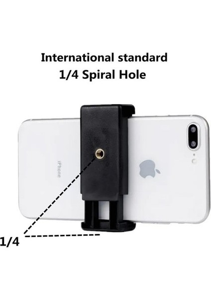 Çift Girişli Telefon Tutuculu Tripod Slr Kamera Için