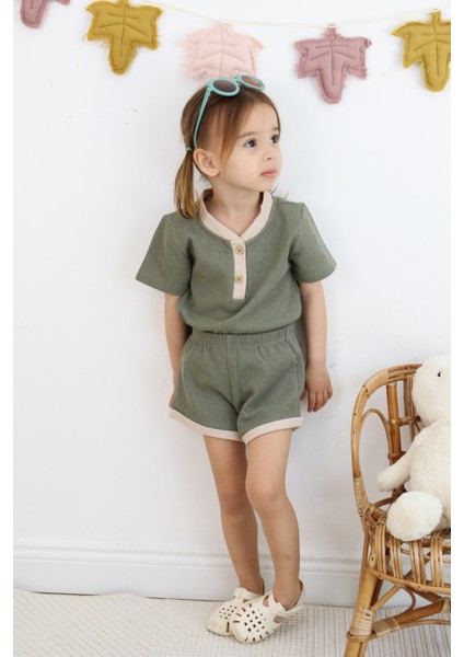 Çift Renkli Waffle Takım