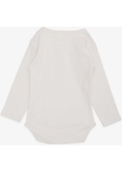 Kız Bebek Çıtçıtlı Zıbın Body Sevimli Kedicik Baskılı 9 Ay-3 Yaş, Krem fiyatları