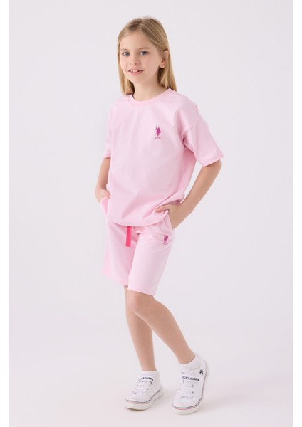 Kız Çocuk Rose Bermuda Takım