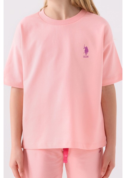 Kız Çocuk Toz Pembe Bermuda Takım fırsatları