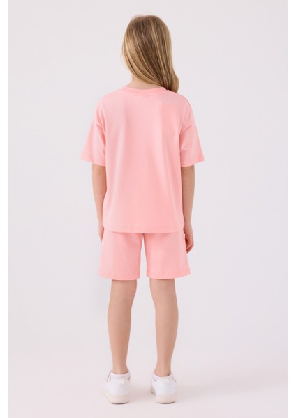 Kız Çocuk Toz Pembe Bermuda Takım indirimleri