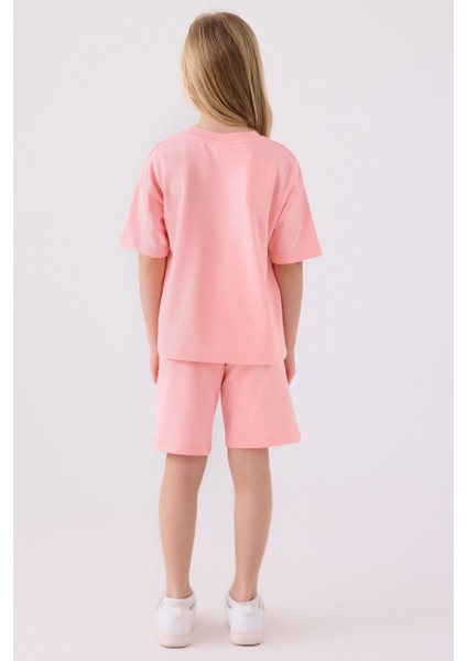 Kız Çocuk Somon Bermuda Takım indirimleri