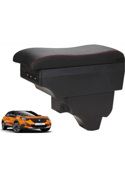 Peugeot 2008 Kol Dayama 2019-2023 Arası USB Bardaklık