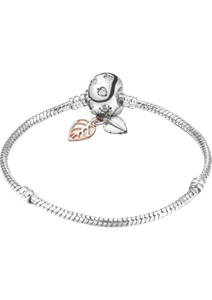 Pave Yaprak Bileklik