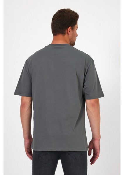 Erkek Bisiklet Yaka Baskılı T-Shirt 7023 fırsatları