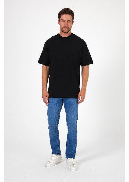 Erkek Bisiklet Yaka Aslan Baskılı T-Shirt 7025 indirimleri